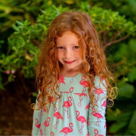 Sweet Bamboo Flamingo Nightgown - sz 6 - Picture 3 of 9